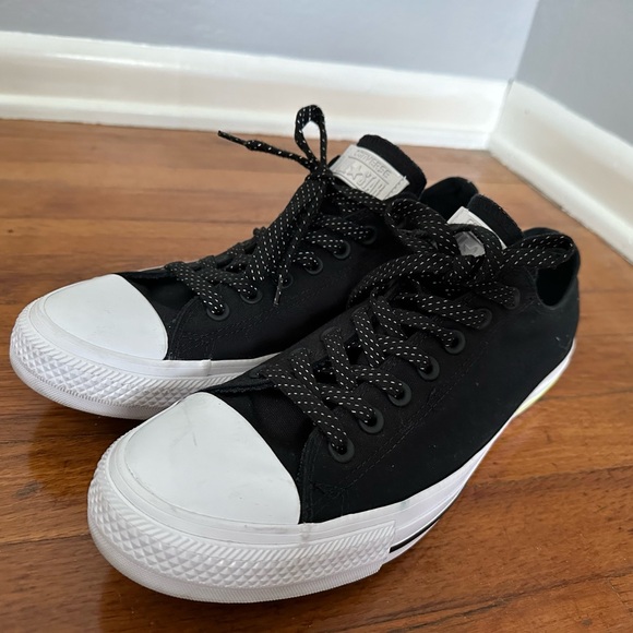 Converse All Star Low Tops - Black m10/w12 - Picture 1 of 5